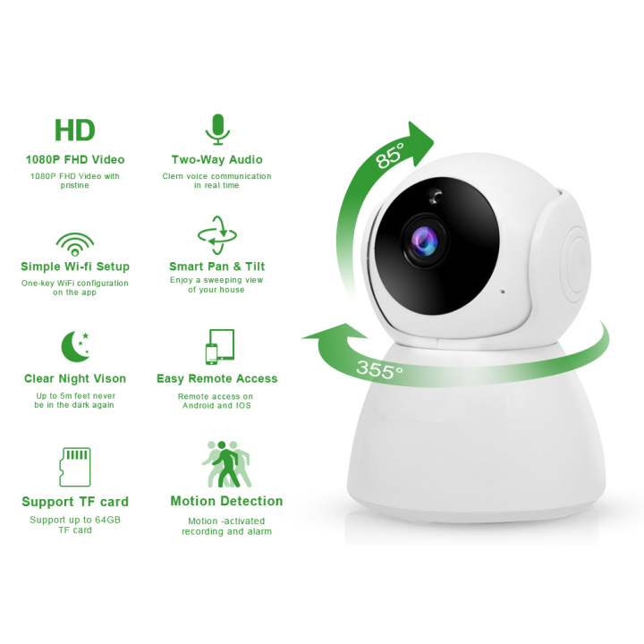Champion Smart Robot Small IP Camera