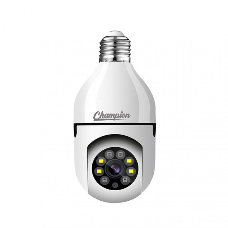 Champion V380 Bulb 3MP Single Lens 1080p Full HD Holder Camera.