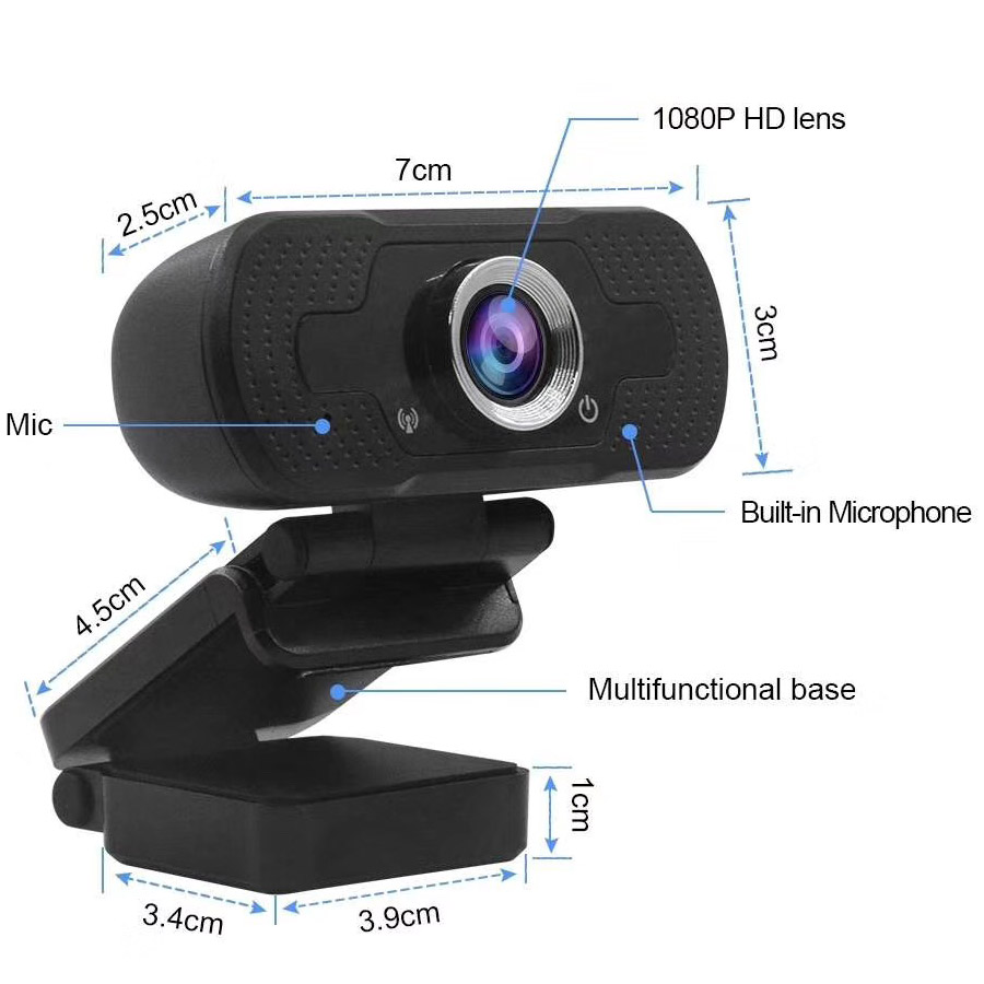 Champion 5 Mega Pixel Full HD 1080P Web Camera,