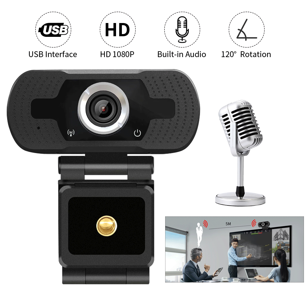 Champion 5 Mega Pixel Full HD 1080P Web Camera,