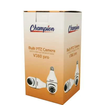 Champion Bulb Single Lens 3MP 1080p Full HD Holder Camera.