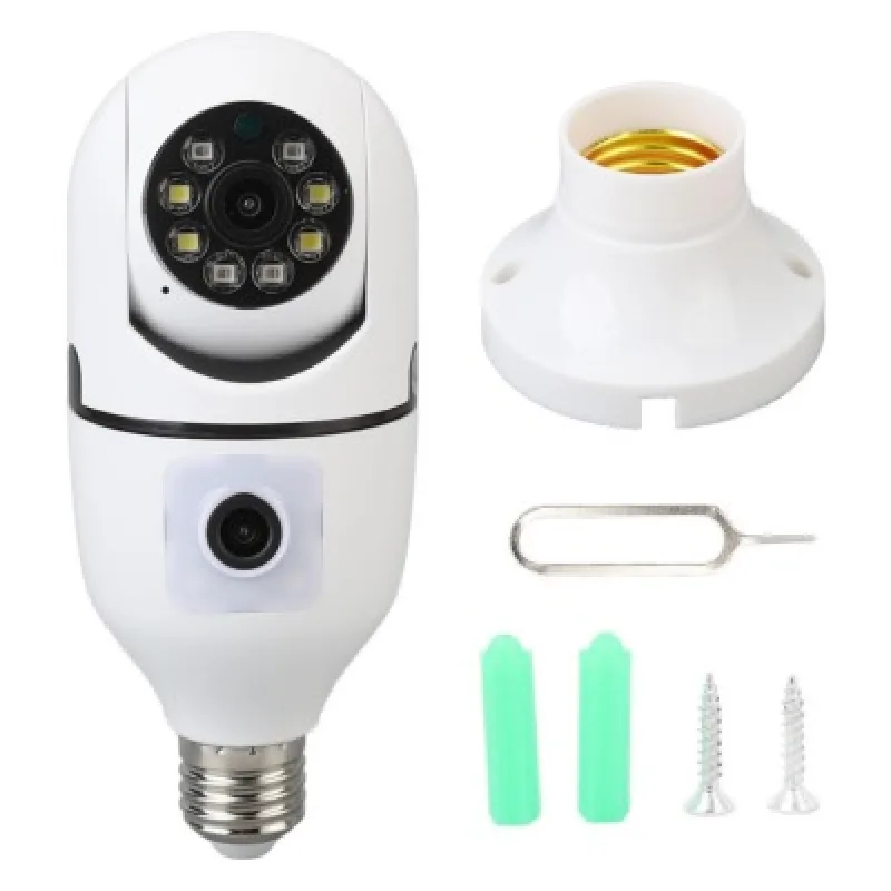 Champion Bulb PTZ Dual Lens 2+2MP 1080p Full HD Holder Camera.