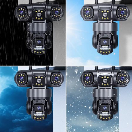 Allrounder 3 Lens 3 Display 4G Sim Waterproof IP Camera