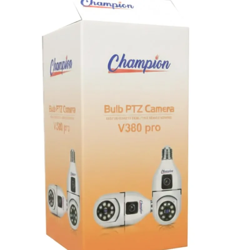Champion Bulb Dual Lens 3+3MP Camera.