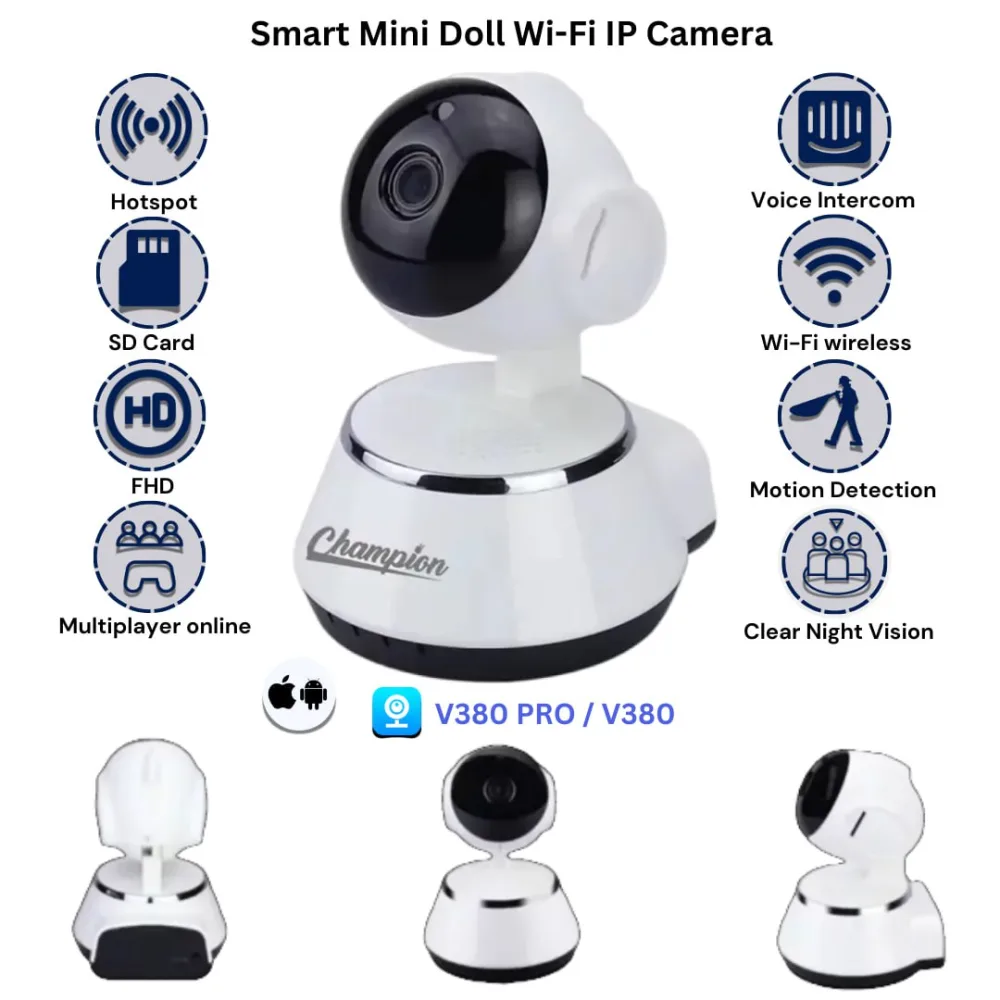 Champion Mini Doll Robot  WiFi IP Camera.