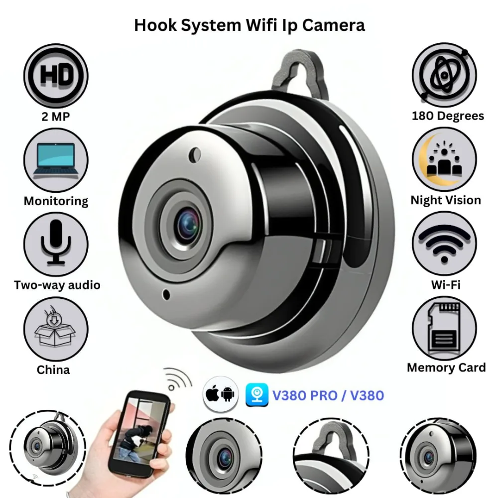 Champion Hook System Wifi Ip Camera