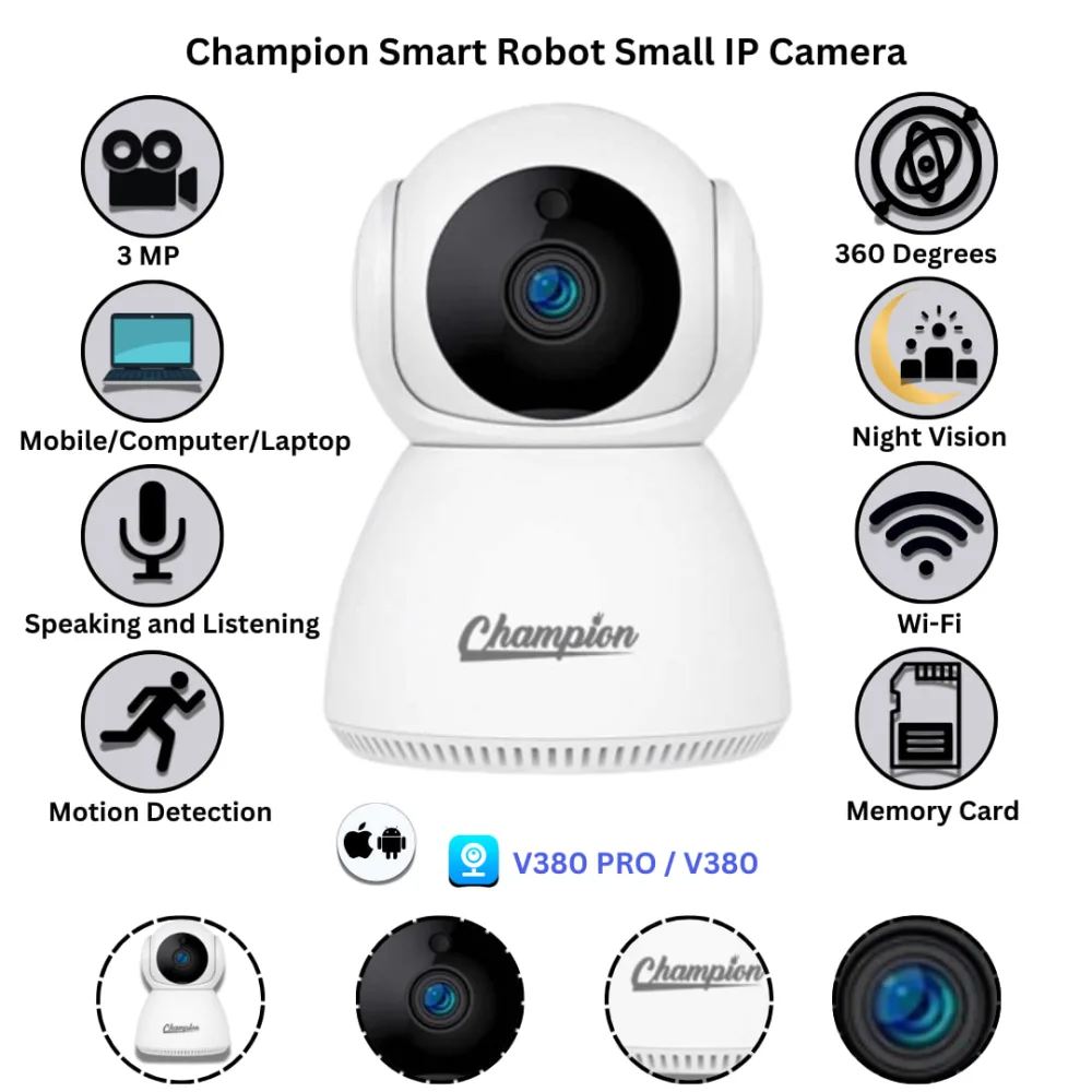 Champion Smart Robot Small IP Camera